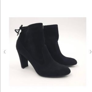 Marc fisher justice black fabric boots